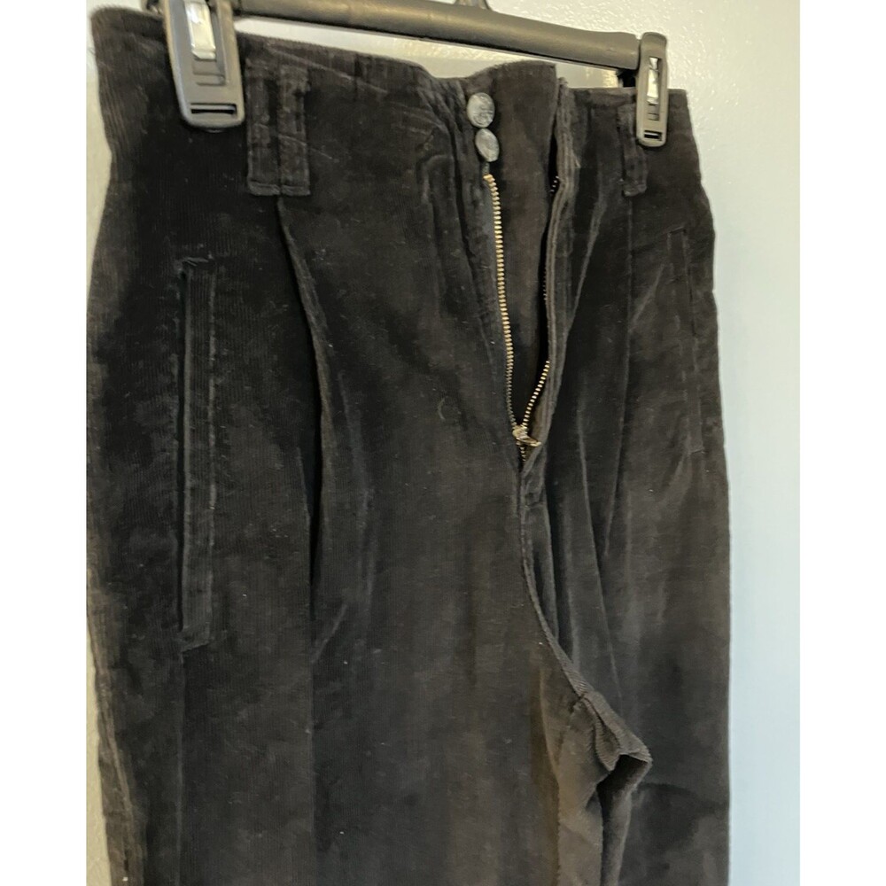 Gloria Vanderbilt Womens Tall Black Corduroy Pants Size 6 - Picture 4 of 6
